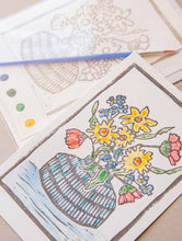 Load image into Gallery viewer, Flower Vase Art Card Kit
