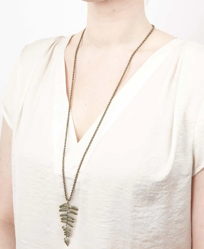 Fern necklace