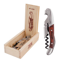 Load image into Gallery viewer, Wood Double Hinged Corkscrew
