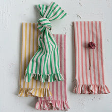 Load image into Gallery viewer, Striped Cotton Tea Towel
