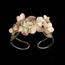 Load image into Gallery viewer, Hydrangea Cuff Bracelet
