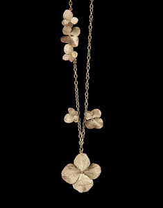 Hydrangea necklace