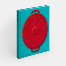 Load image into Gallery viewer, Book titled 'One Pot' with a red pot lid design on a teal background
