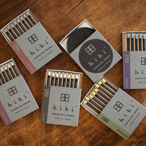 Hibi Incense Matches / Small Box