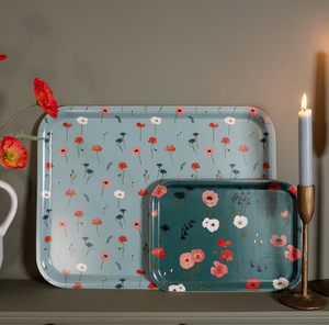 Poppy Meadow Tray