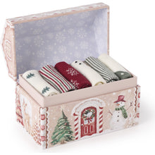 Load image into Gallery viewer, Christmas Cottage Baby Socks
