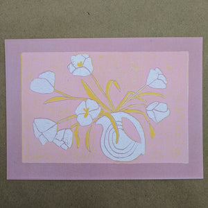 Tulip arrangement card