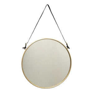 Hanging Mirror with Buckle Strap