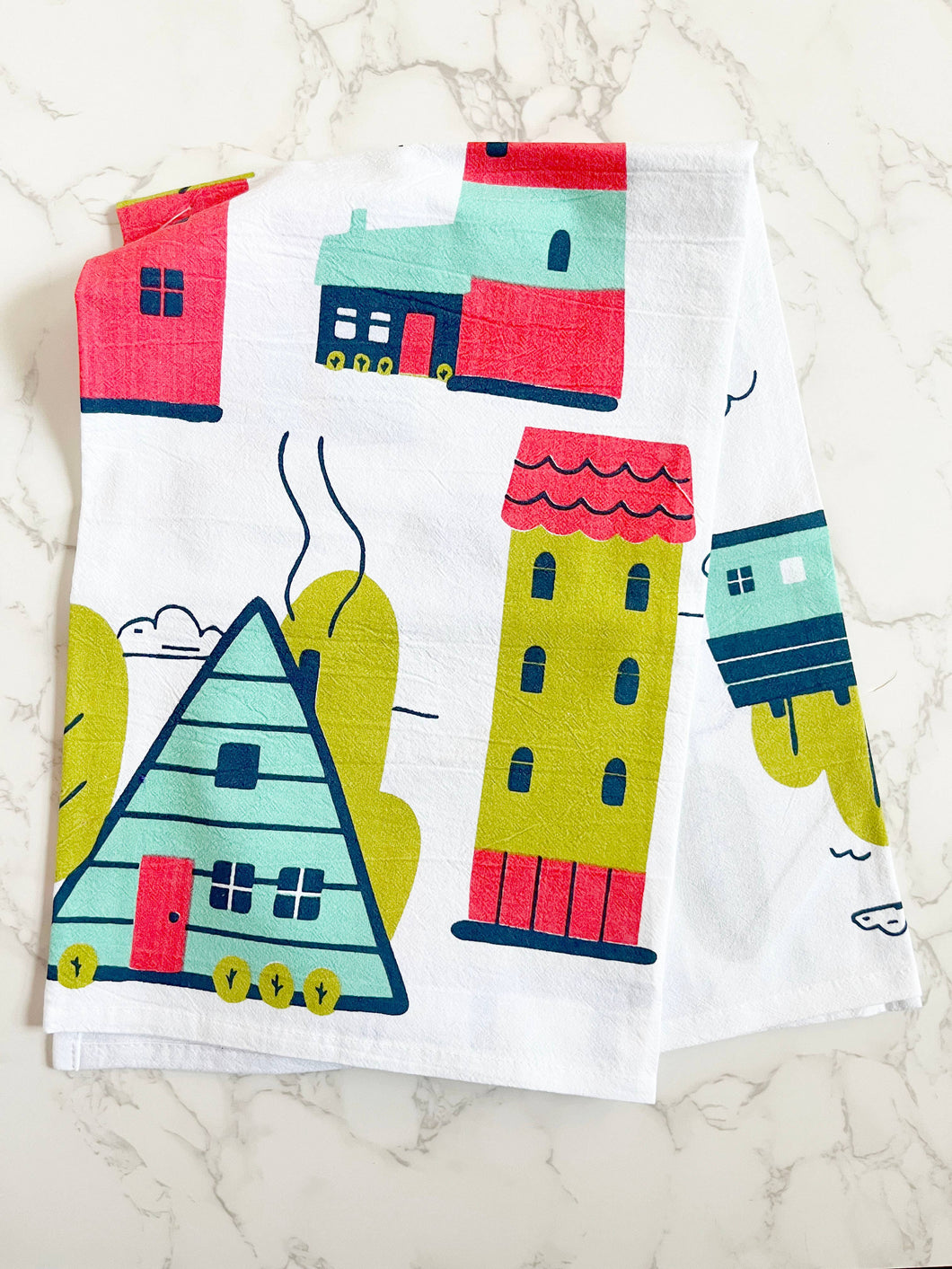 Houses Kitchen Towel