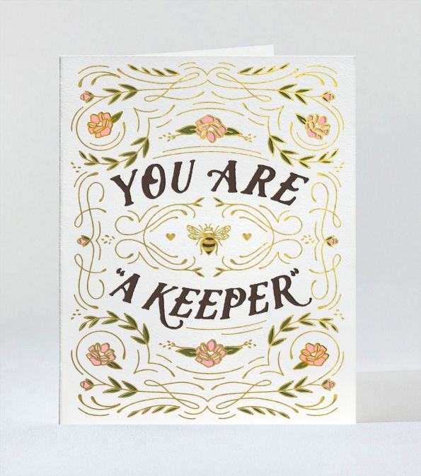 You're a Keeper card