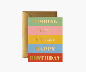 Birthday Wishes card