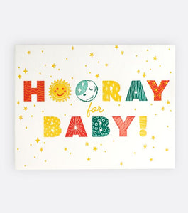 Hooray Baby card