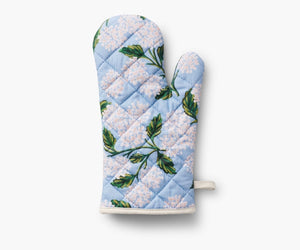 Hydrangea oven mitt