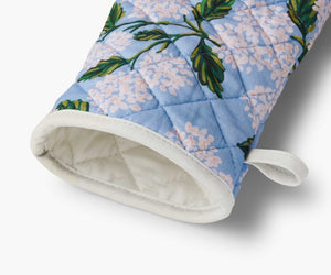 Hydrangea oven mitt