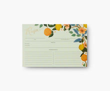 Load image into Gallery viewer, Citrus recipe cards
