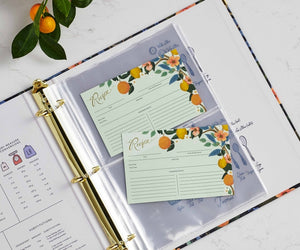 Citrus recipe cards