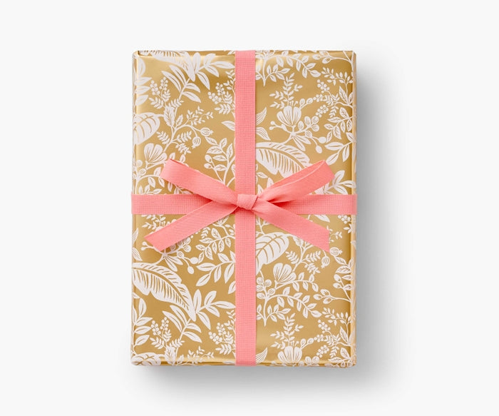 Canopy Gold gift wrap